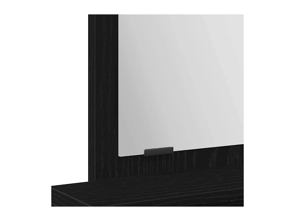 Coiffeuse Chêne noir 50 x 41 x 140 cm Bois d'ingénierie