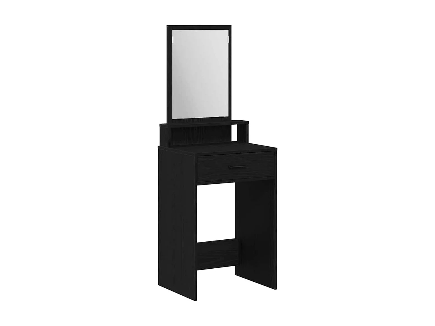 Coiffeuse Chêne noir 50 x 41 x 140 cm Bois d'ingénierie