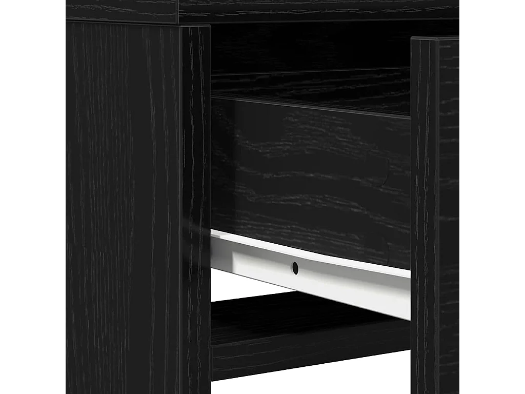 Coiffeuse Chêne noir 50 x 41 x 140 cm Bois d'ingénierie