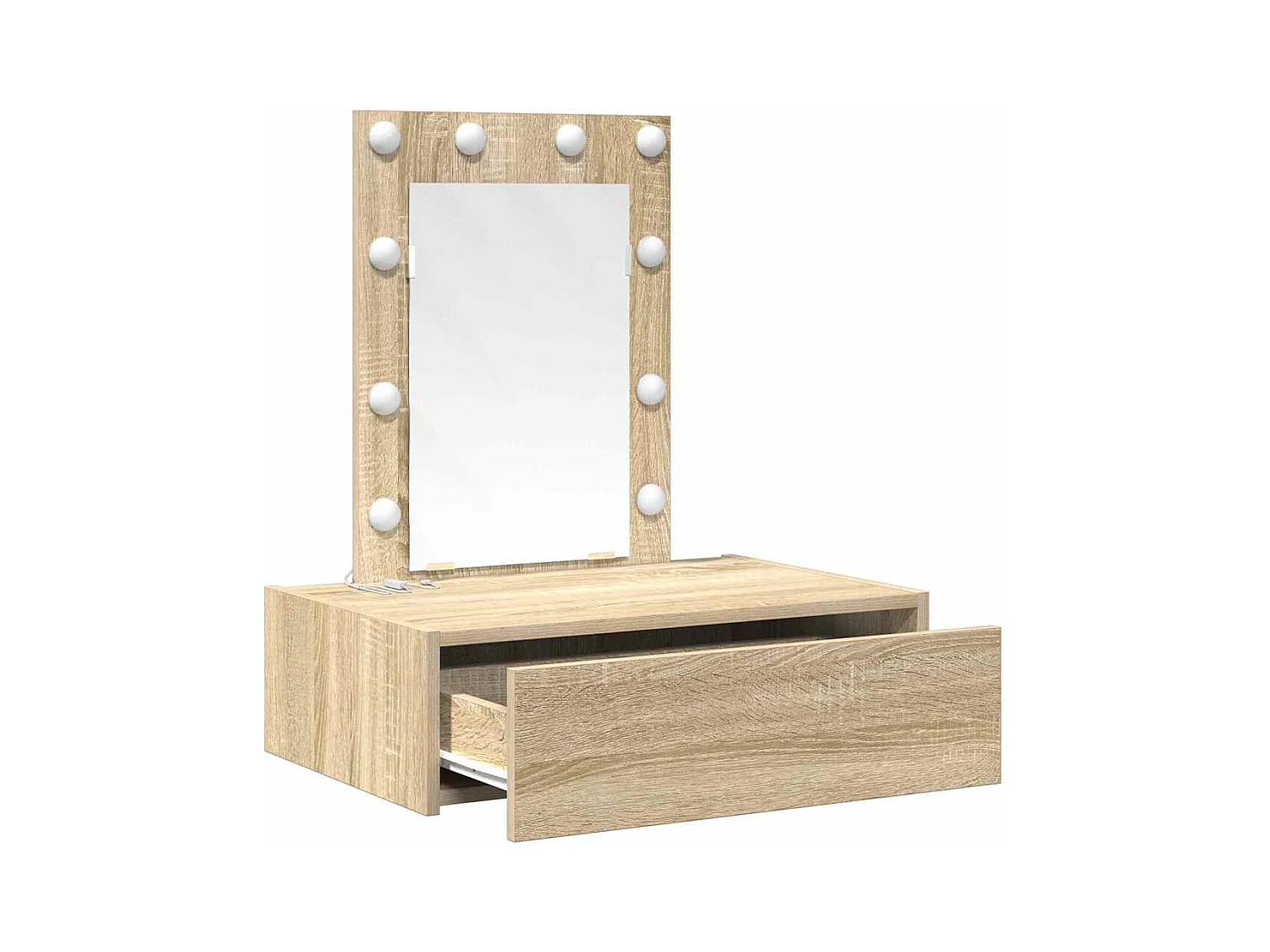 Table de Toilette Marron 60 x 40 x 70 cm Bois d'ingénierie