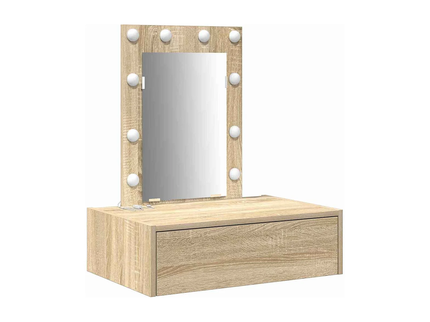 Table de Toilette Marron 60 x 40 x 70 cm Bois d'ingénierie