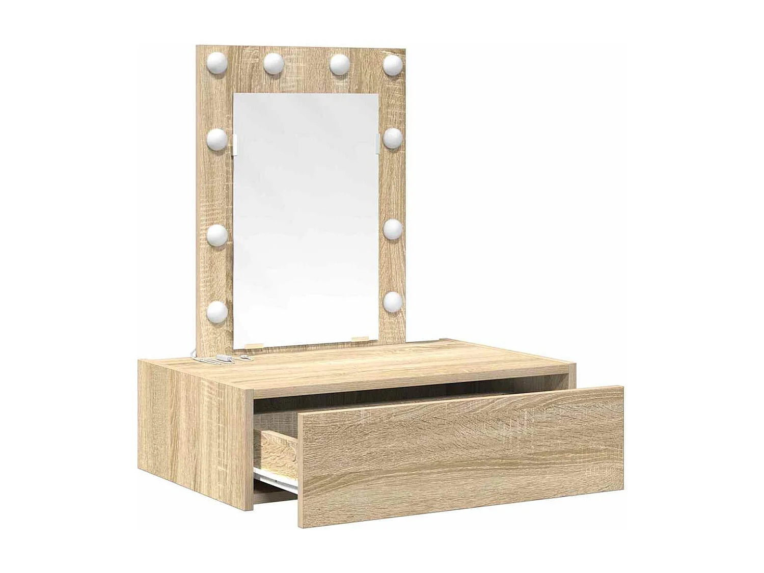 Table de Toilette Marron 60 x 40 x 70 cm Bois d'ingénierie