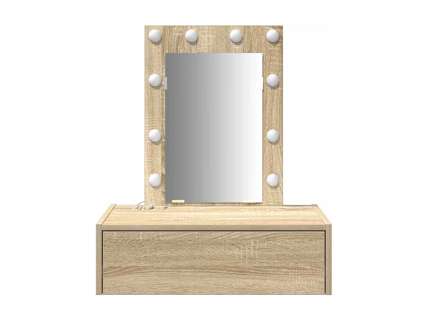 Table de Toilette Marron 60 x 40 x 70 cm Bois d'ingénierie