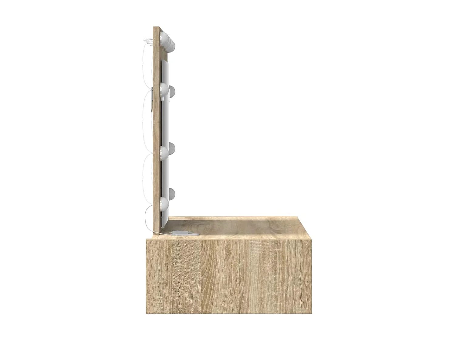 Table de Toilette Marron 60 x 40 x 70 cm Bois d'ingénierie