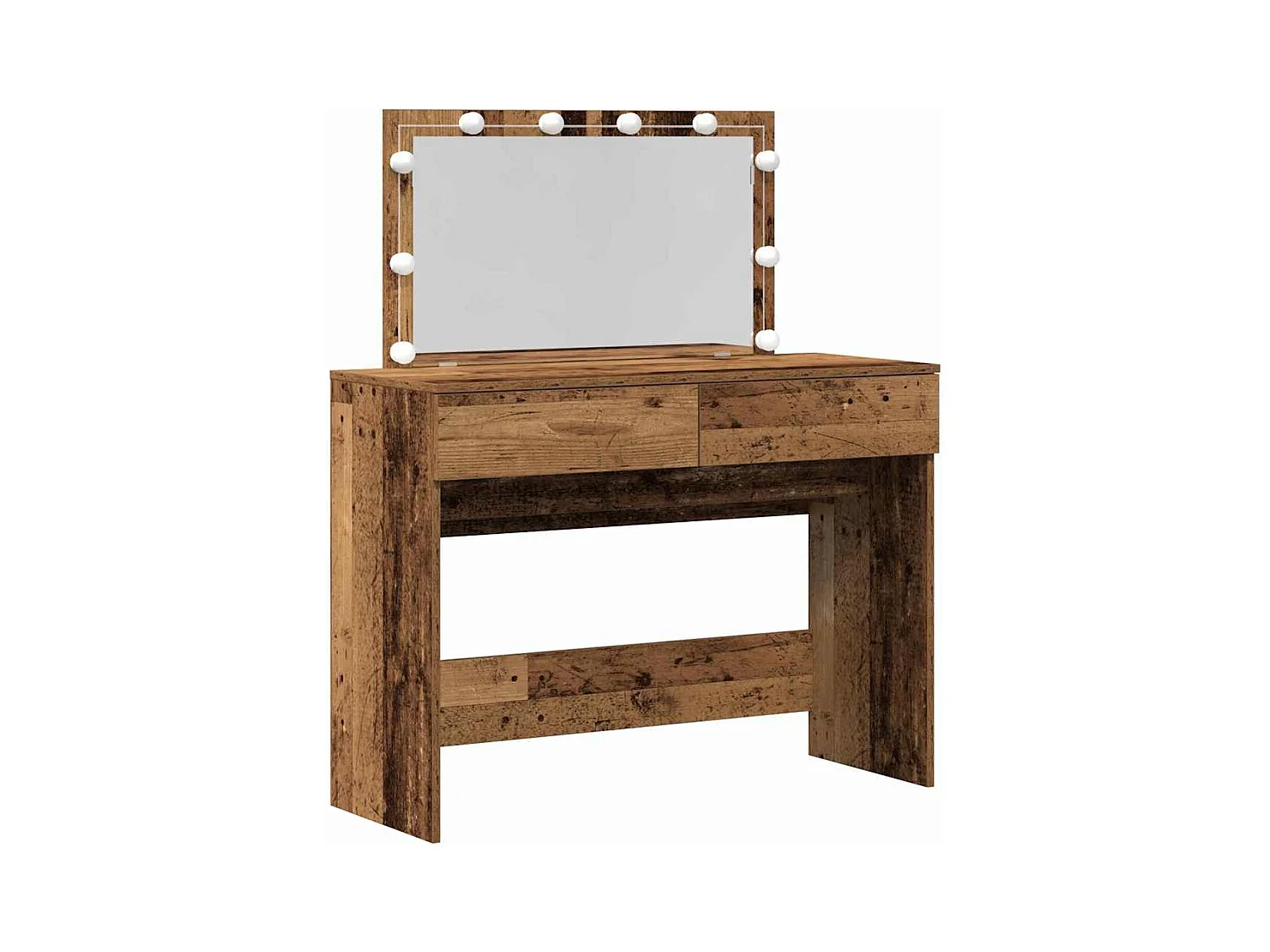 Coiffeuse Bois Ancien 100 x 40 x 120 cm Bois d'ingénierie