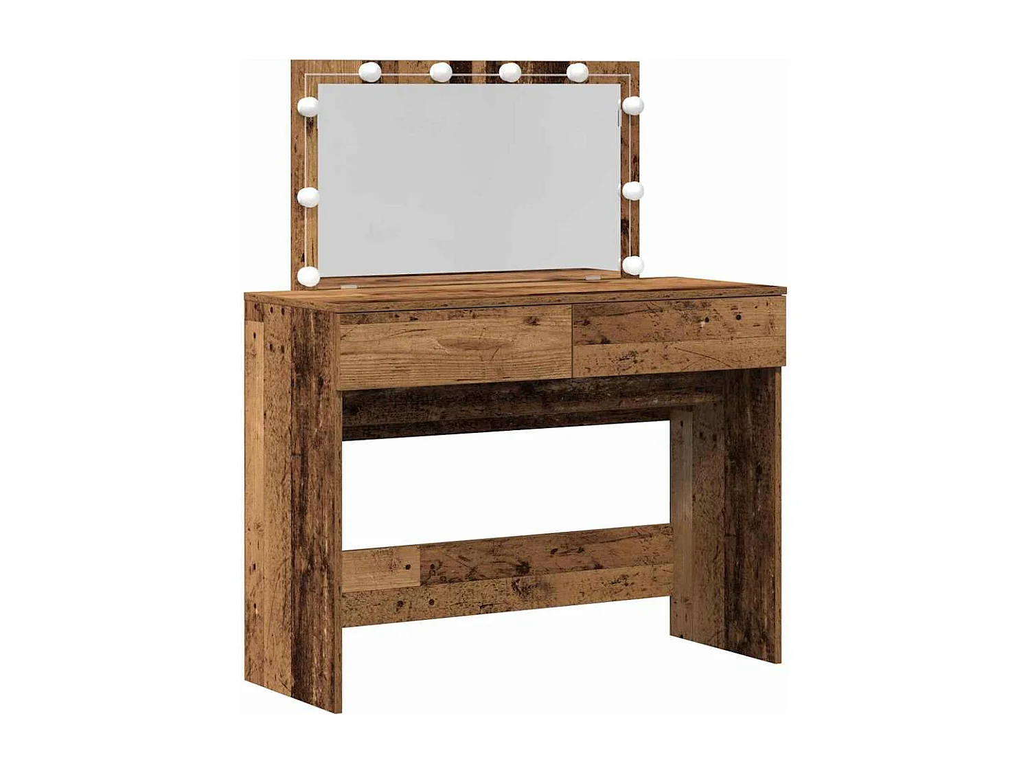 Coiffeuse Bois Ancien 100 x 40 x 120 cm Bois d'ingénierie