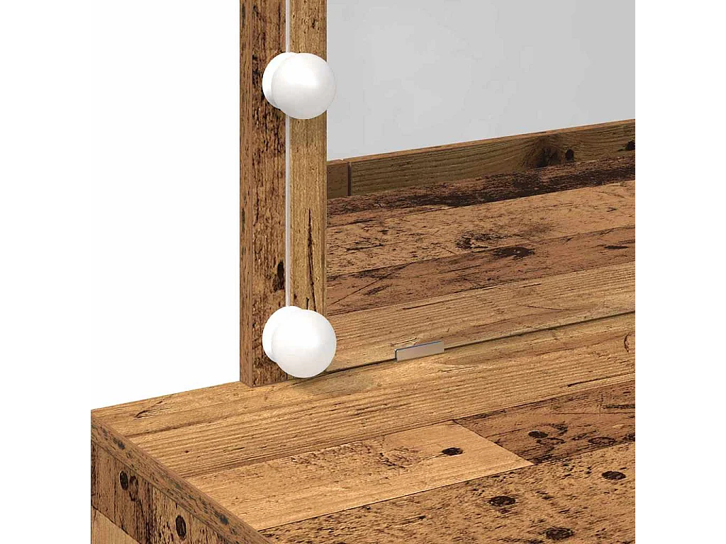 Coiffeuse Bois Ancien 100 x 40 x 120 cm Bois d'ingénierie