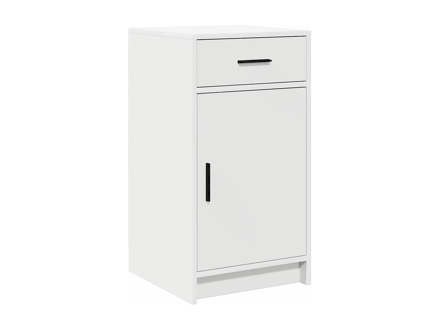 3-delige kaptafelset, wit, 40 x 41 x 75 cm, bewerkt hout