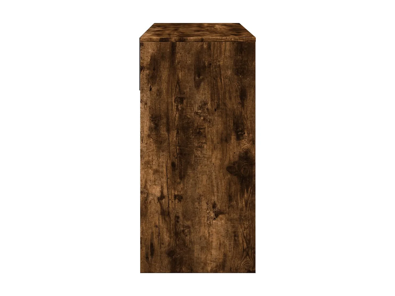 Toletta con specchio in rovere fumé 80x39x80 cm