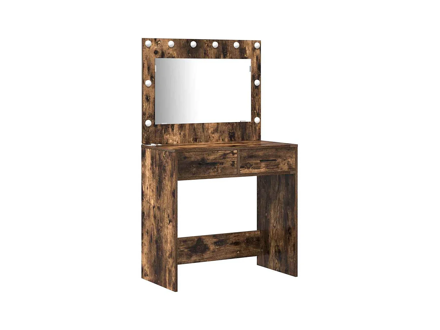 Table de Toilette avec tiroir 2 pcs Marron 40 x 41 x 75 cm
