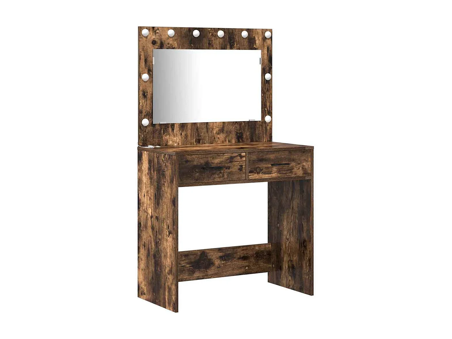Table de Toilette avec tiroir 2 pcs Marron 40 x 41 x 75 cm