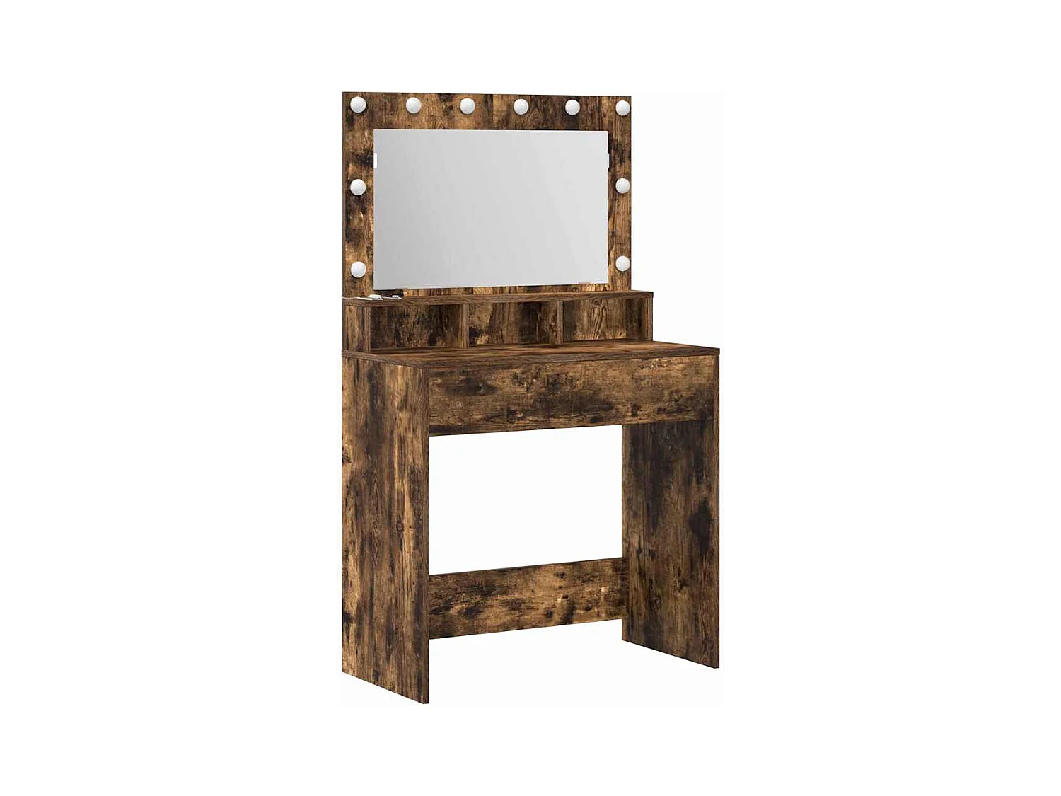 Coiffeuse Chêne fumé 79 x 41 x 135 cm Bois d'ingénierie