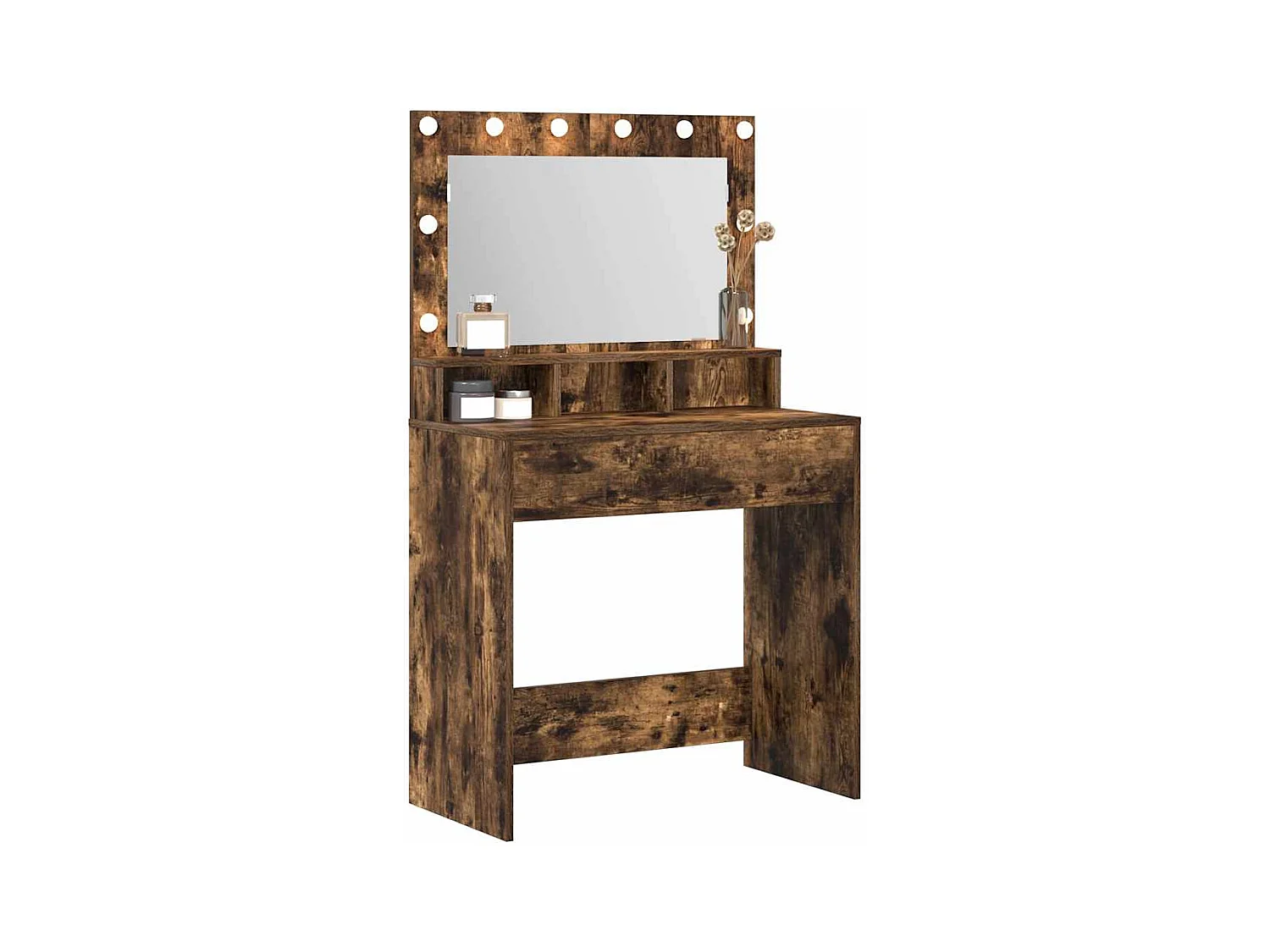 Coiffeuse Chêne fumé 79 x 41 x 135 cm Bois d'ingénierie