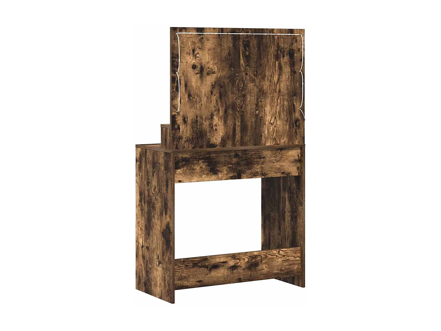 Coiffeuse Chêne fumé 79 x 41 x 135 cm Bois d'ingénierie