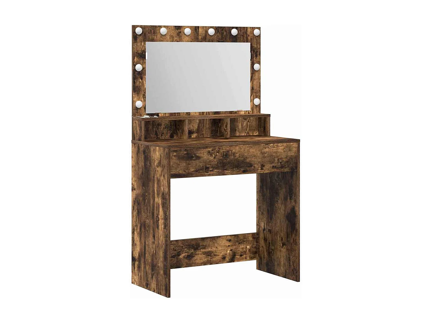 Coiffeuse Chêne fumé 79 x 41 x 135 cm Bois d'ingénierie