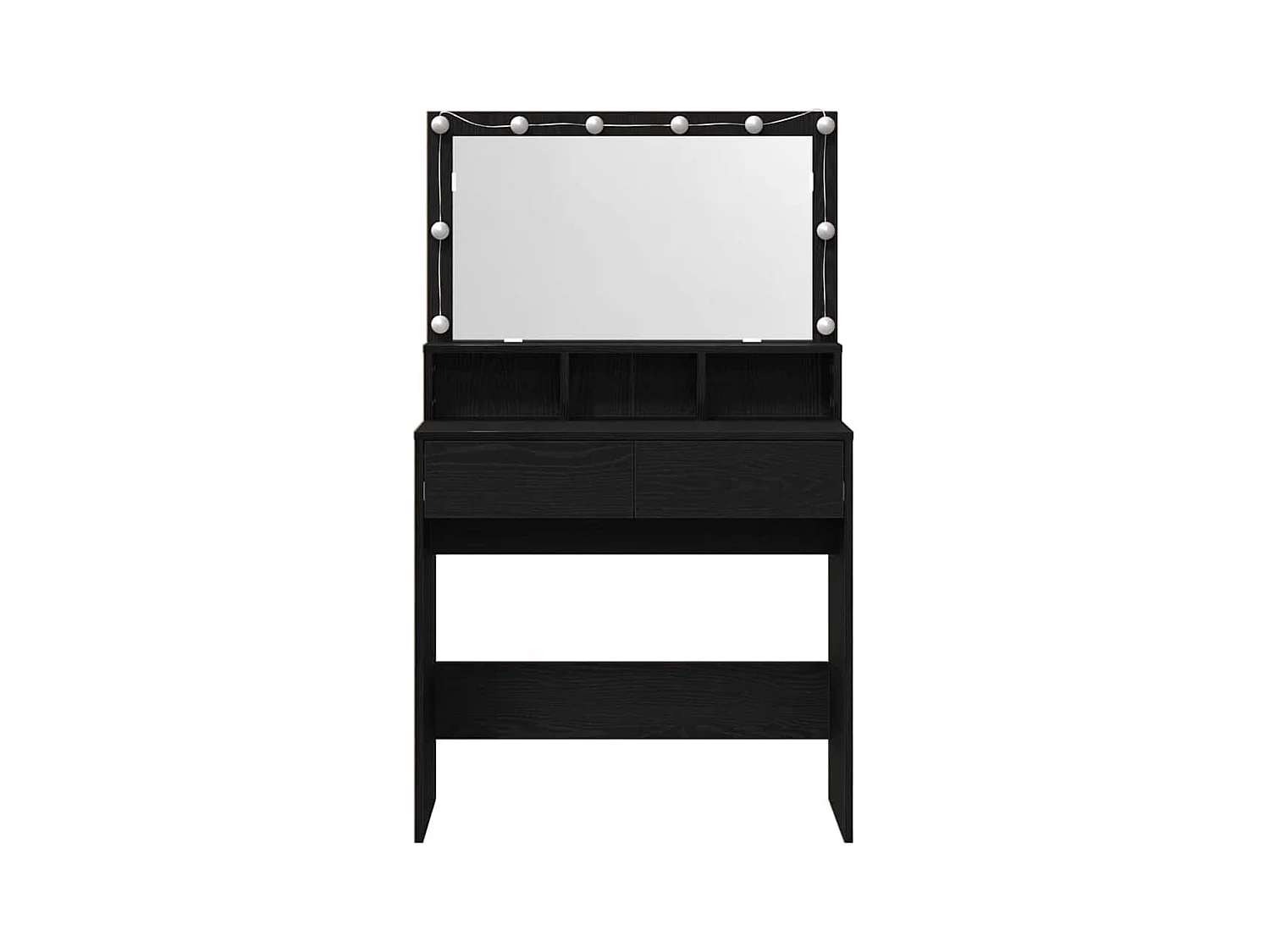 Table de Toilette avec tiroir Chêne noir 80 x 41 x 134.5 cm