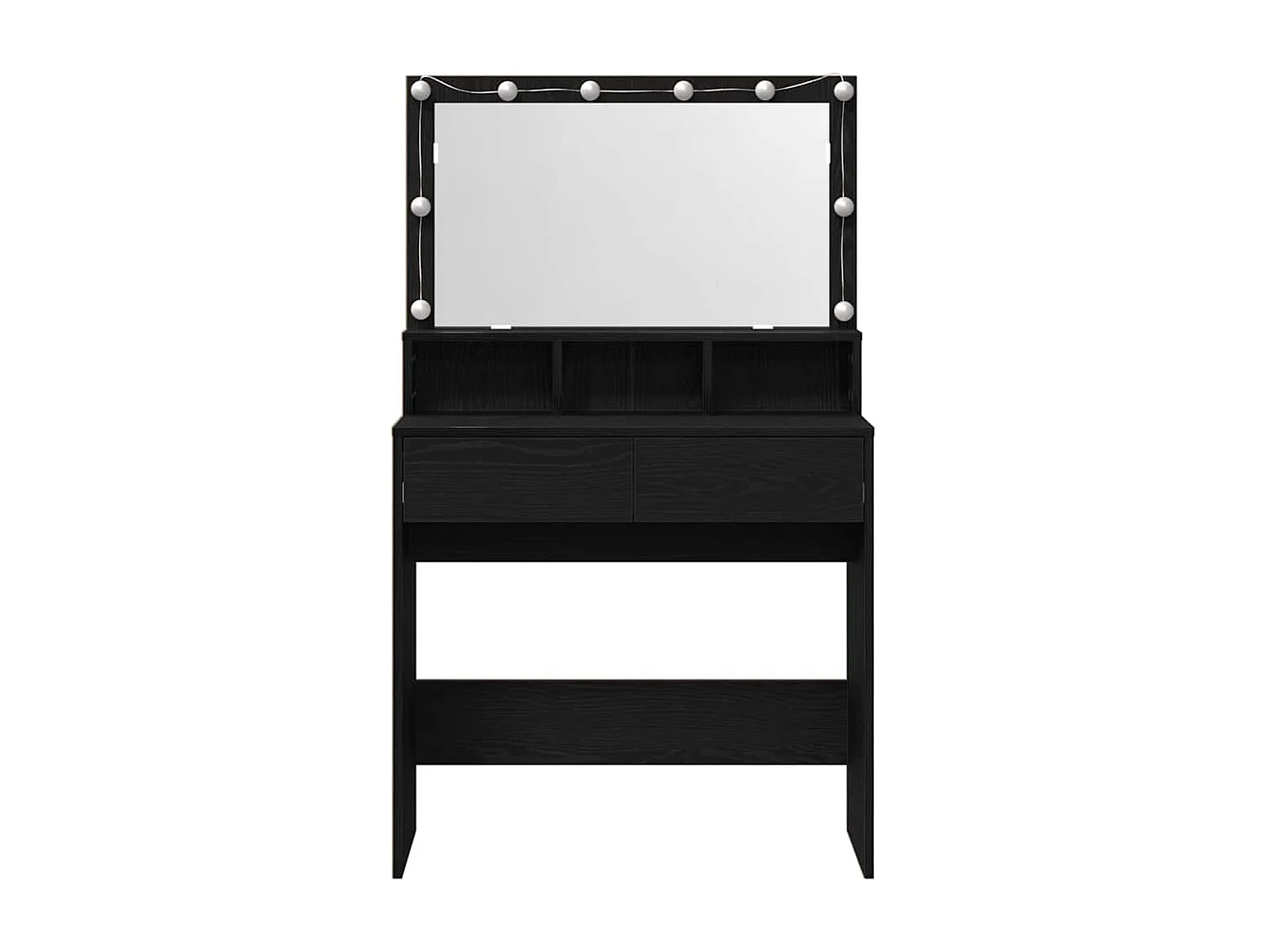 Table de Toilette avec tiroir Chêne noir 80 x 41 x 134.5 cm