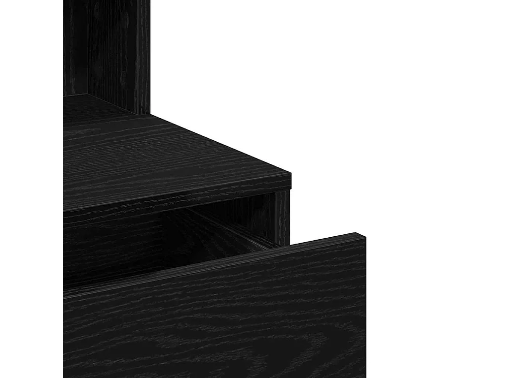 Table de Toilette avec tiroir Chêne noir 80 x 41 x 134.5 cm