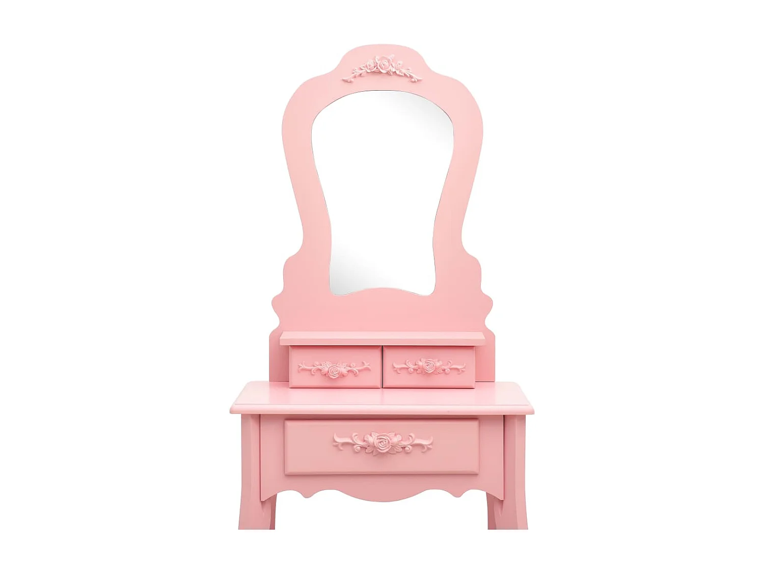 Set toeletta con sgabello Rose 50x59x136 cm Paulownia