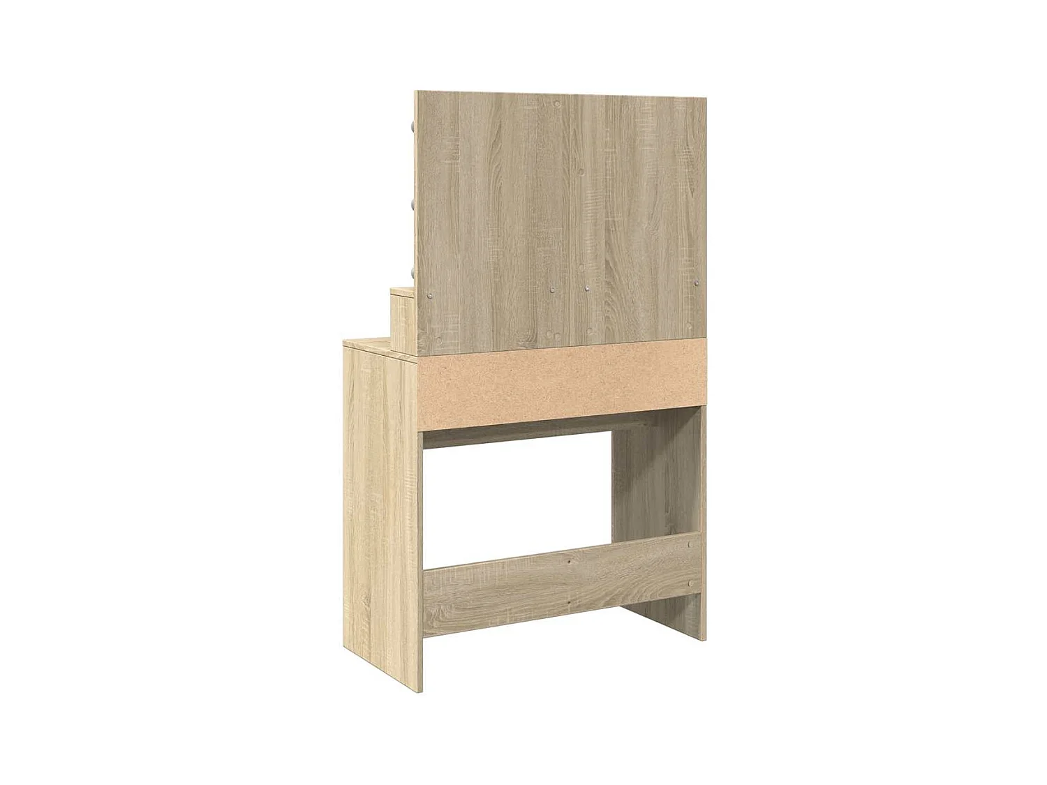 Kaptafel met LED Sonoma eiken 80x41x134,5 cm