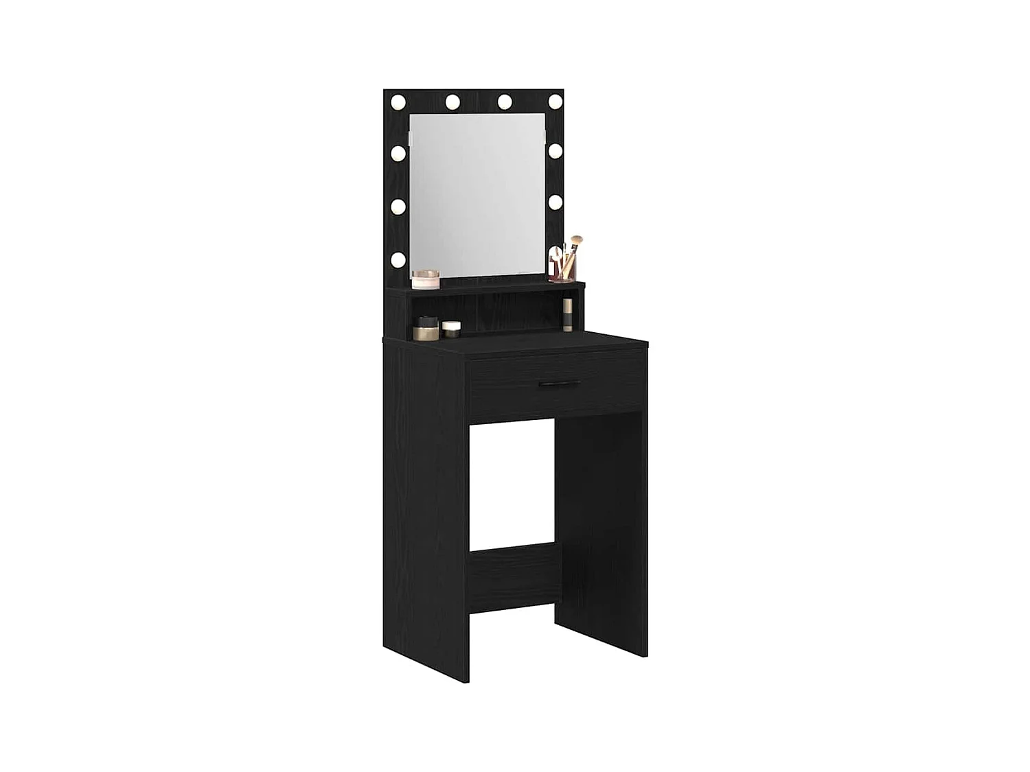 Coiffeuse Chêne noir 50 x 41 x 135 cm Bois d'ingénierie