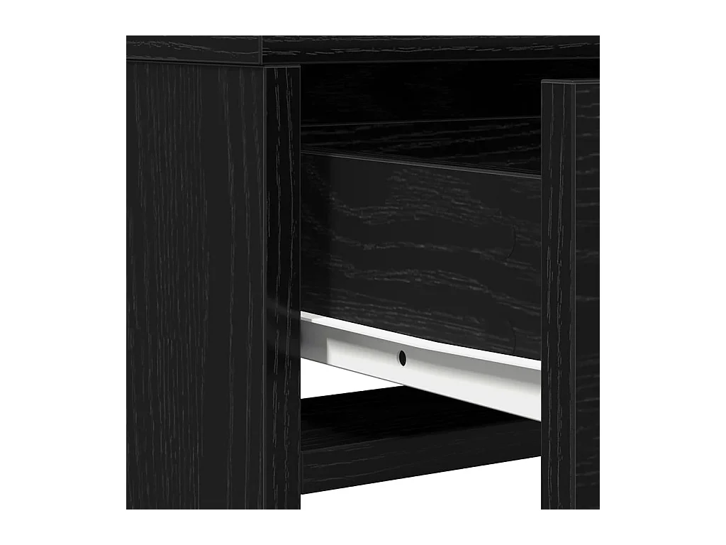 Coiffeuse Chêne noir 50 x 41 x 135 cm Bois d'ingénierie