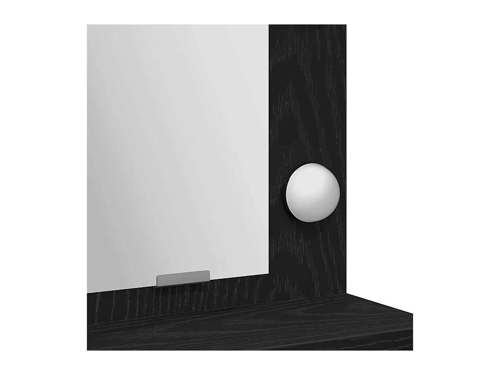 Coiffeuse Chêne noir 50 x 41 x 135 cm Bois d'ingénierie