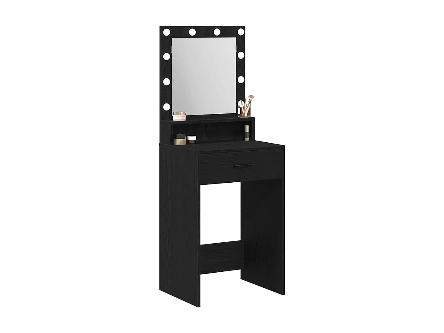 Coiffeuse Chêne noir 50 x 41 x 135 cm Bois d'ingénierie