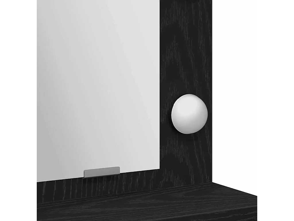 Coiffeuse Chêne noir 50 x 41 x 135 cm Bois d'ingénierie