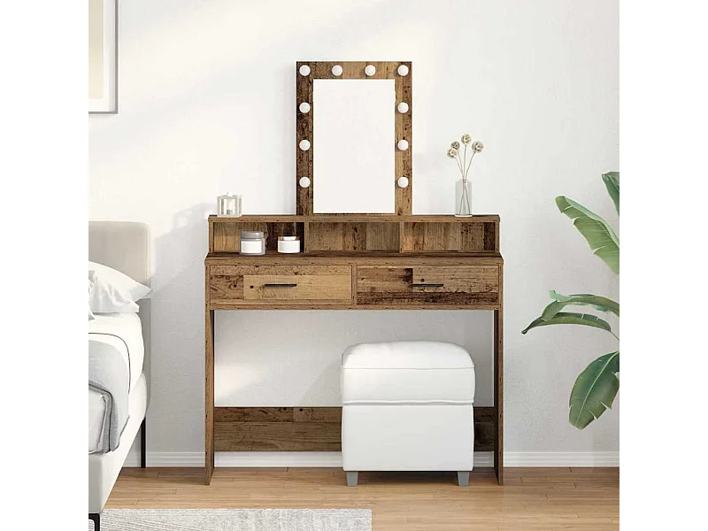 Table de Toilette Marron 100 x 41 x 140 cm Bois d'ingénierie