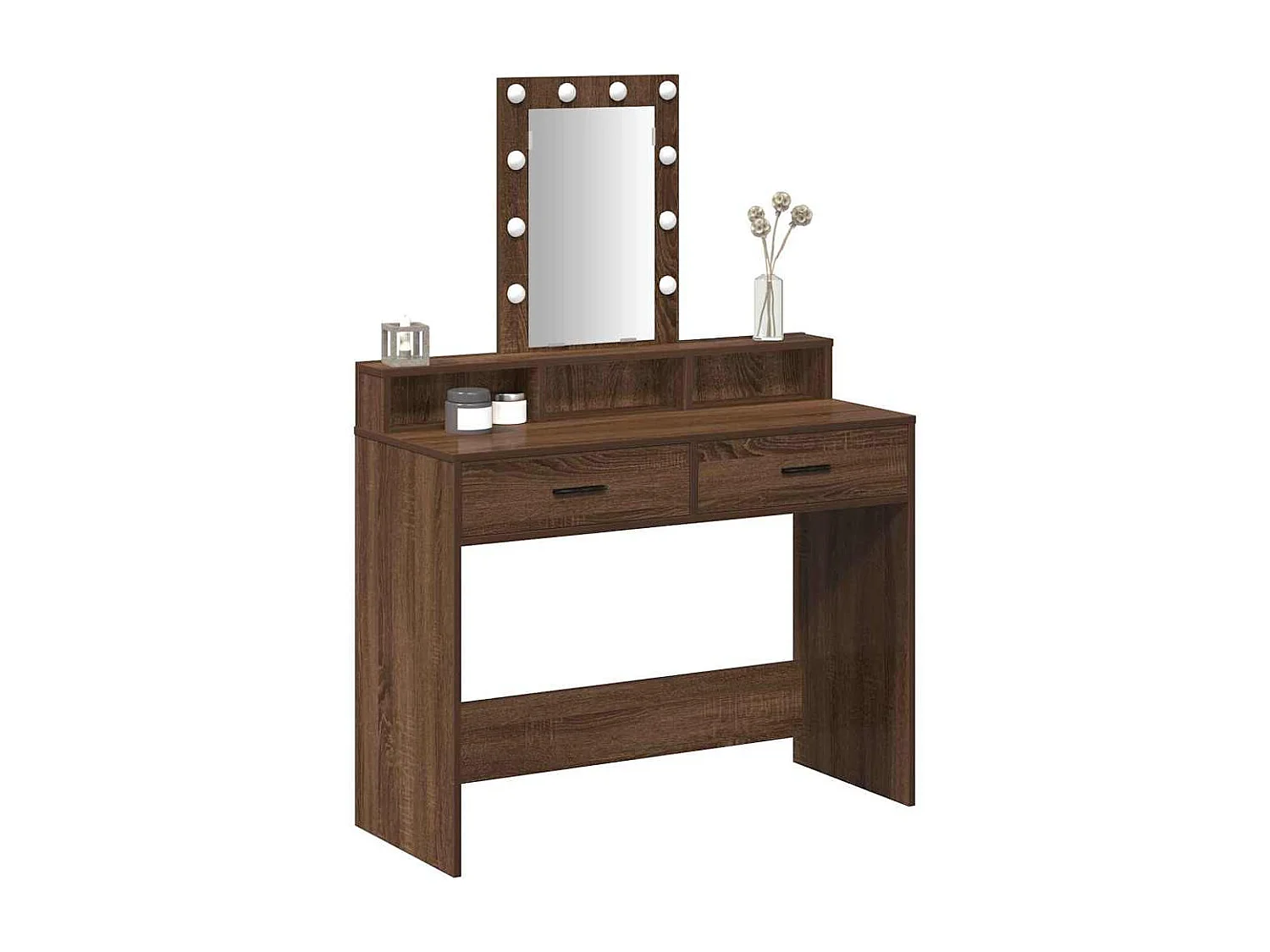 Table de Toilette Marron 100 x 41 x 140 cm Bois d'ingénierie