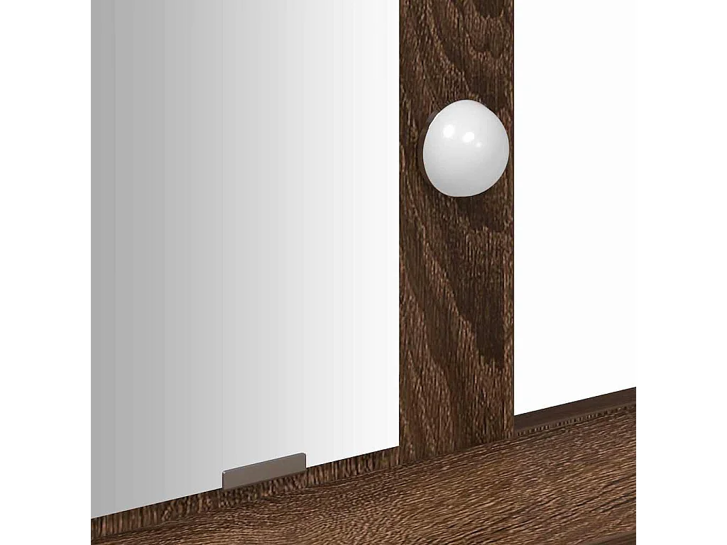 Table de Toilette Marron 100 x 41 x 140 cm Bois d'ingénierie