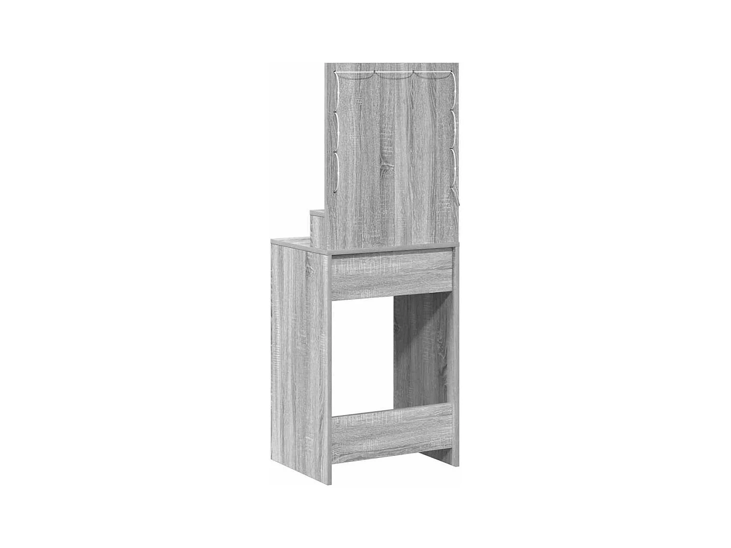 Coiffeuse Gris Sonoma 50 x 41 x 135 cm Bois d'ingénierie