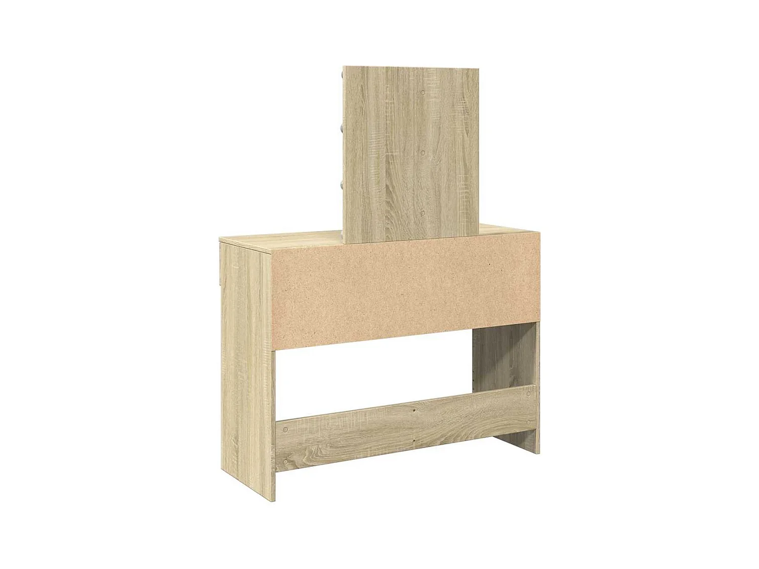 Kaptafel met LED Sonoma eiken 100x40x130 cm