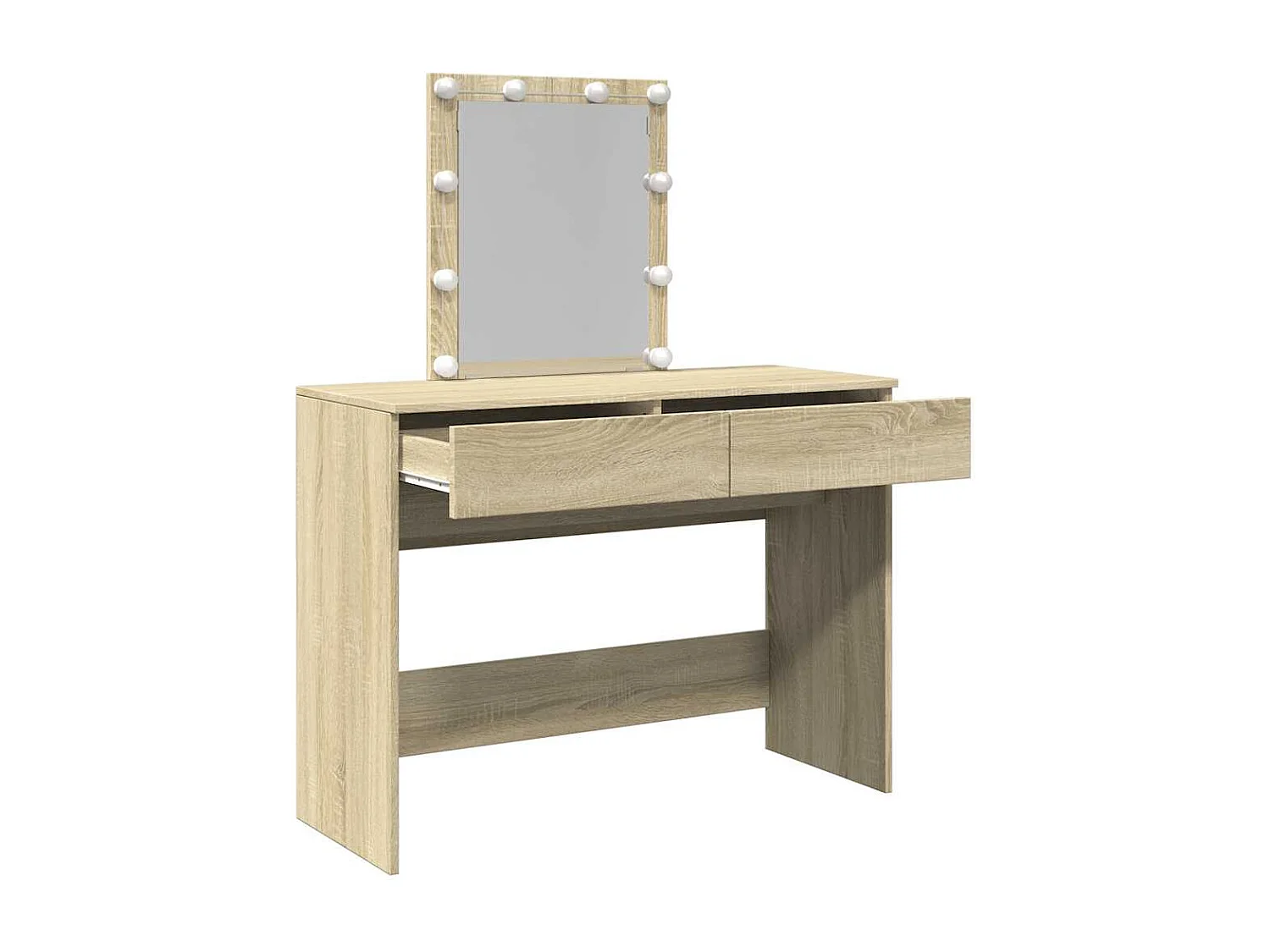 Toletta con LED Rovere Sonoma 100x40x130 cm