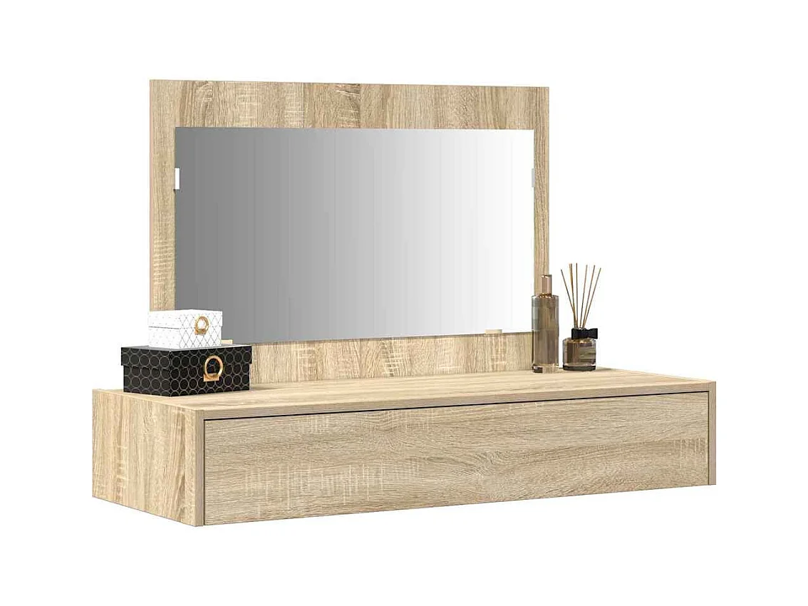 Table de Toilette Marron 100 x 40 x 70 cm Bois d'ingénierie