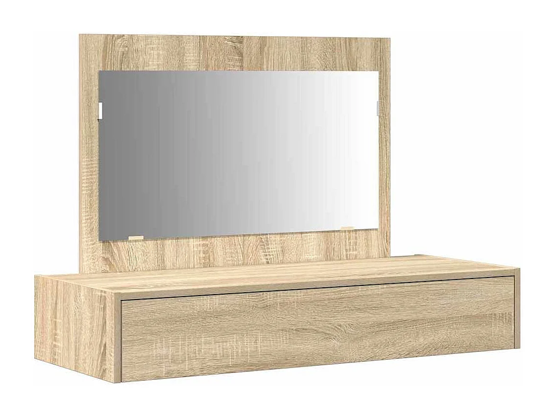 Table de Toilette Marron 100 x 40 x 70 cm Bois d'ingénierie