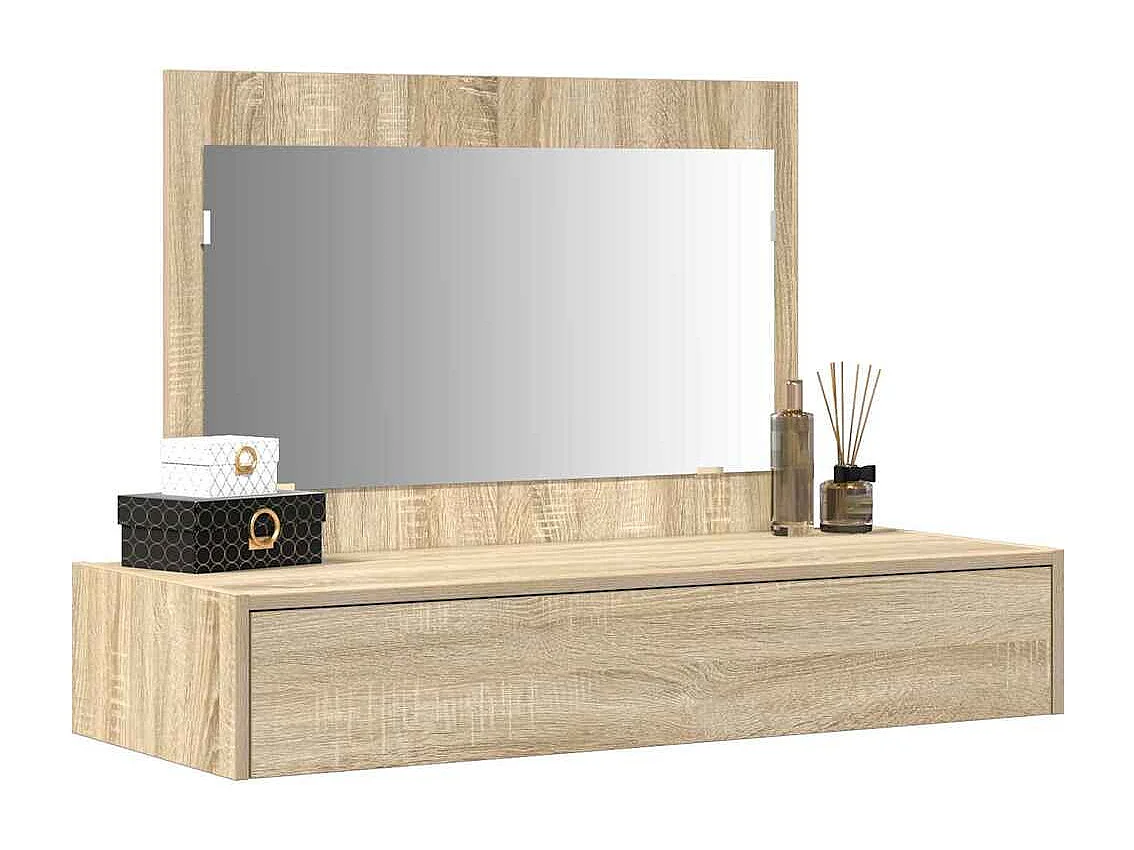 Table de Toilette Marron 100 x 40 x 70 cm Bois d'ingénierie