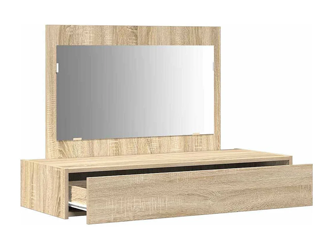 Table de Toilette Marron 100 x 40 x 70 cm Bois d'ingénierie