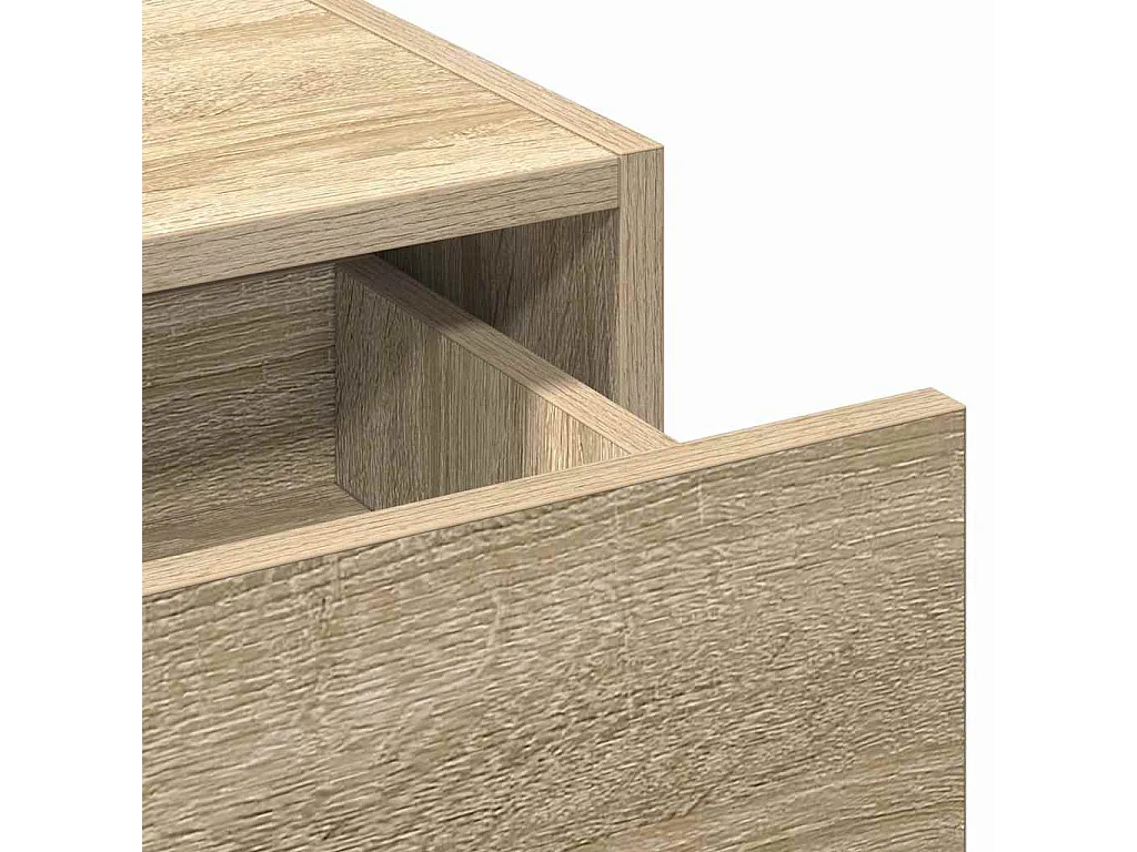 Table de Toilette Marron 100 x 40 x 70 cm Bois d'ingénierie