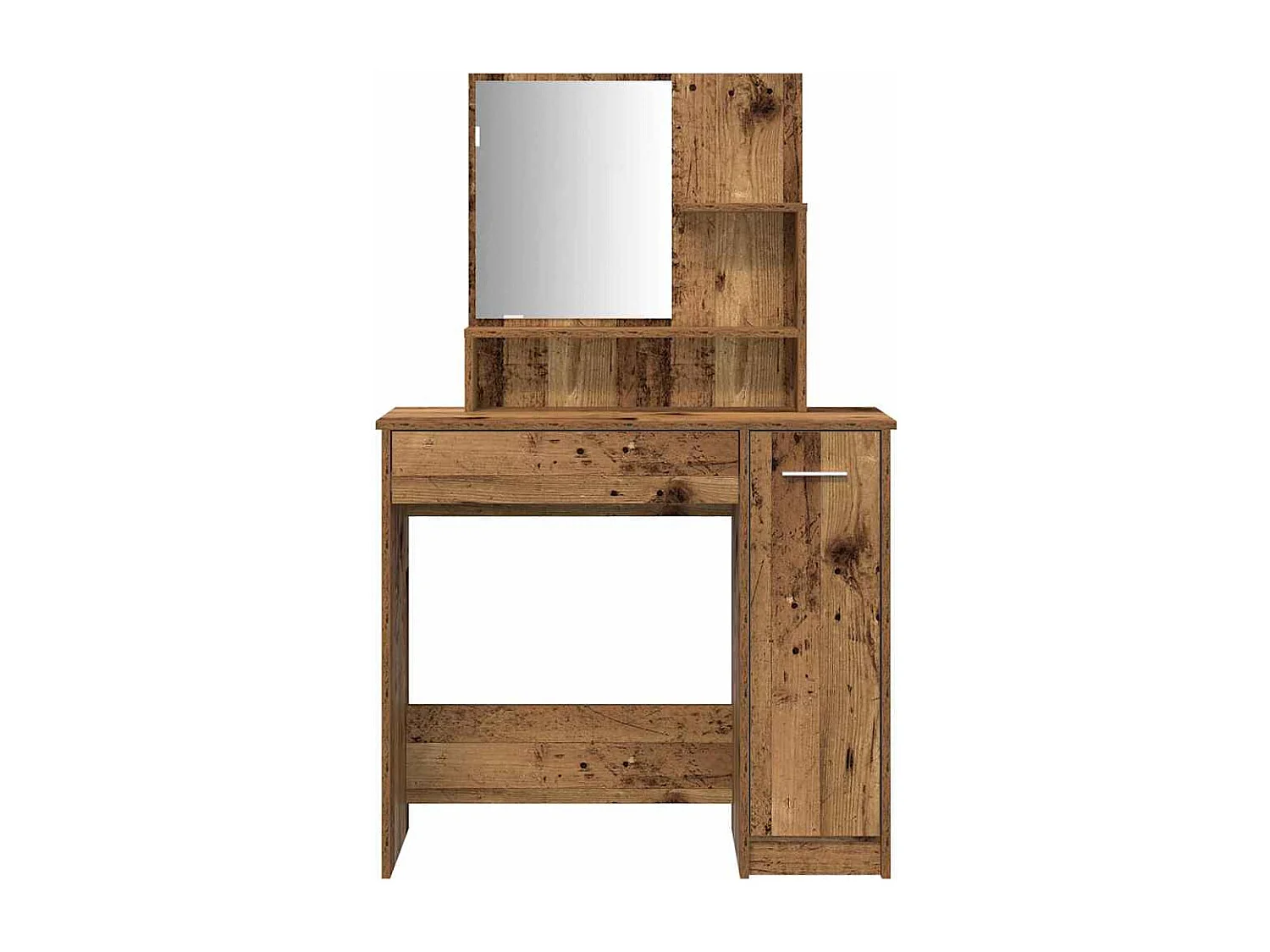 Ensemble de coiffeuse vieux bois bois d'ingénierie