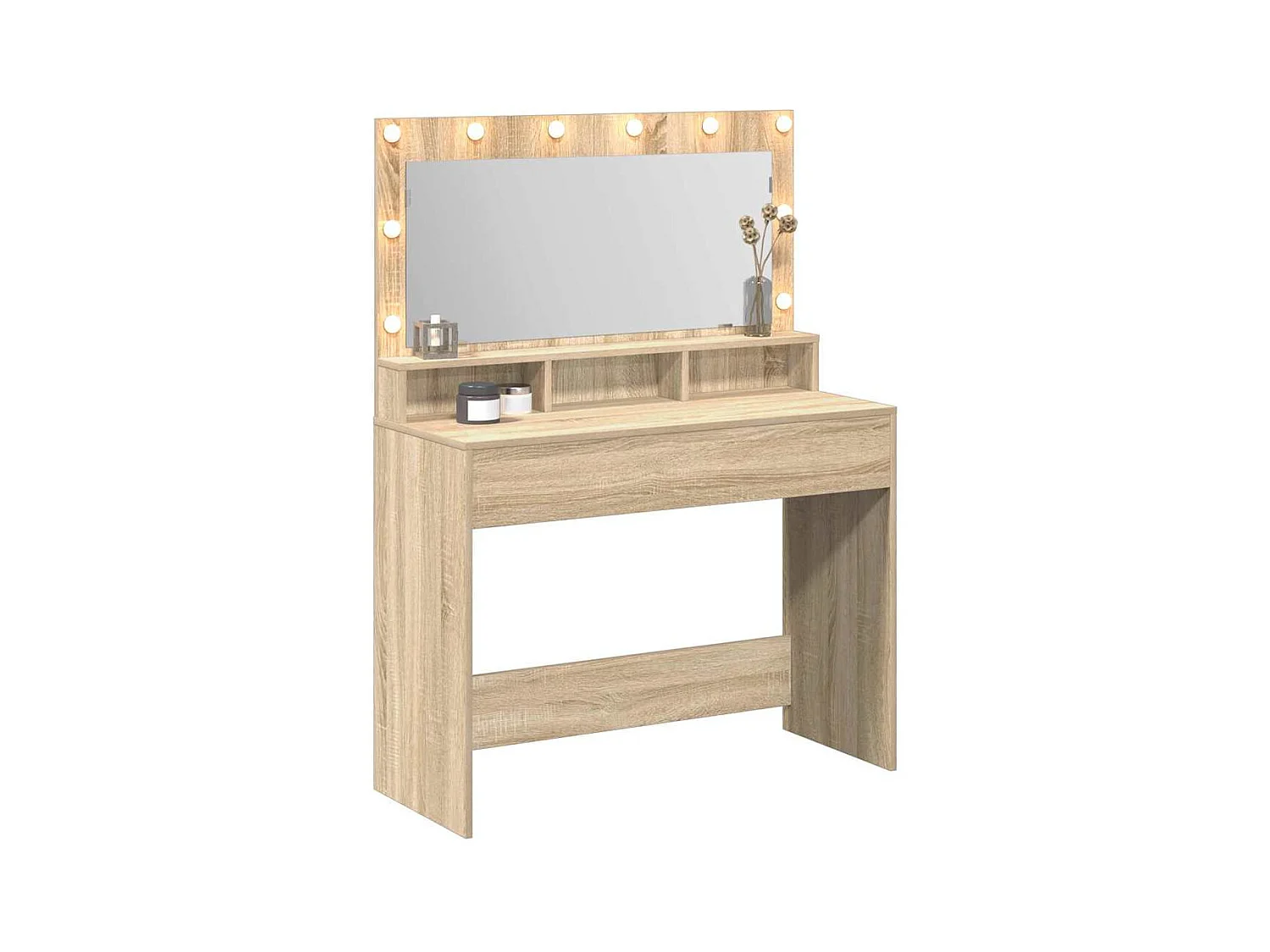 Coiffeuse Chêne sonoma 100 x 41 x 135 cm Bois d'ingénierie