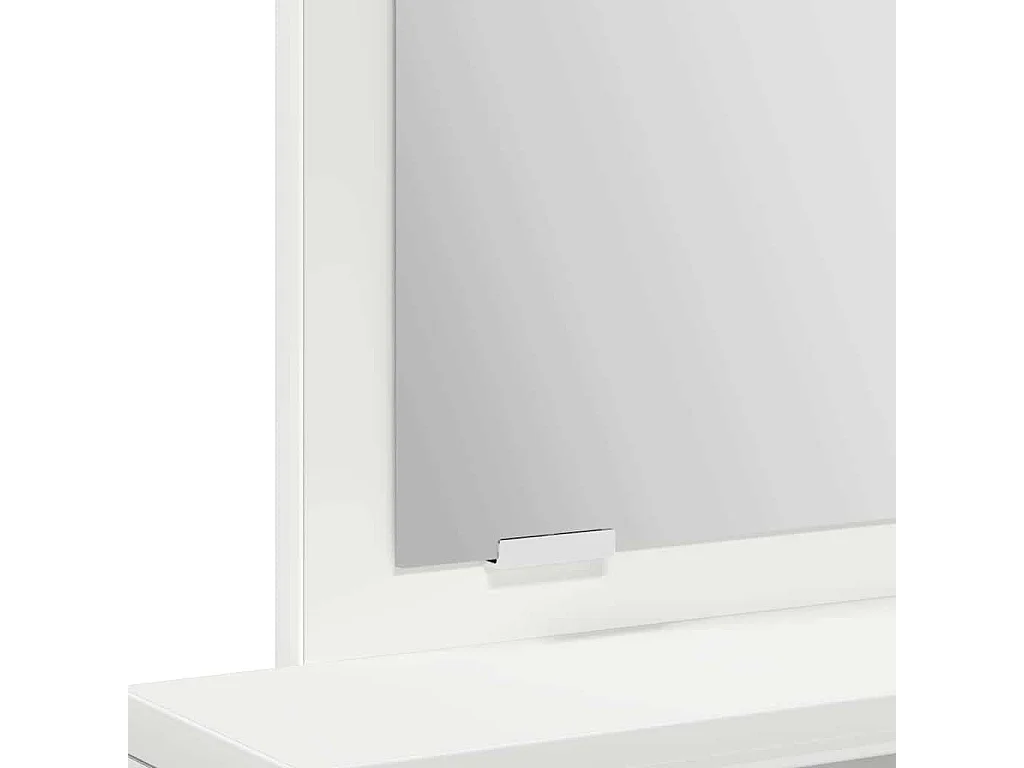 Coiffeuse avec tiroir Blanc 50 x 41 x 140 cm Bois d'ingénierie