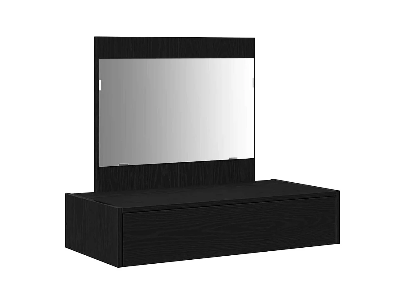 Table de Toilette Noir 83 x 40 x 70 cm Bois d'ingénierie