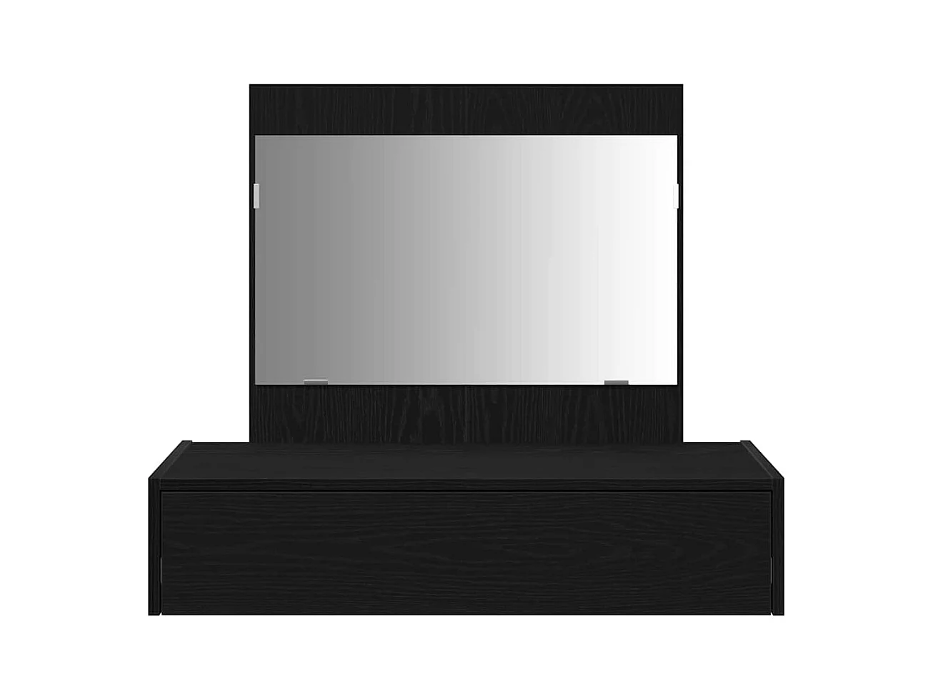 Table de Toilette Noir 83 x 40 x 70 cm Bois d'ingénierie