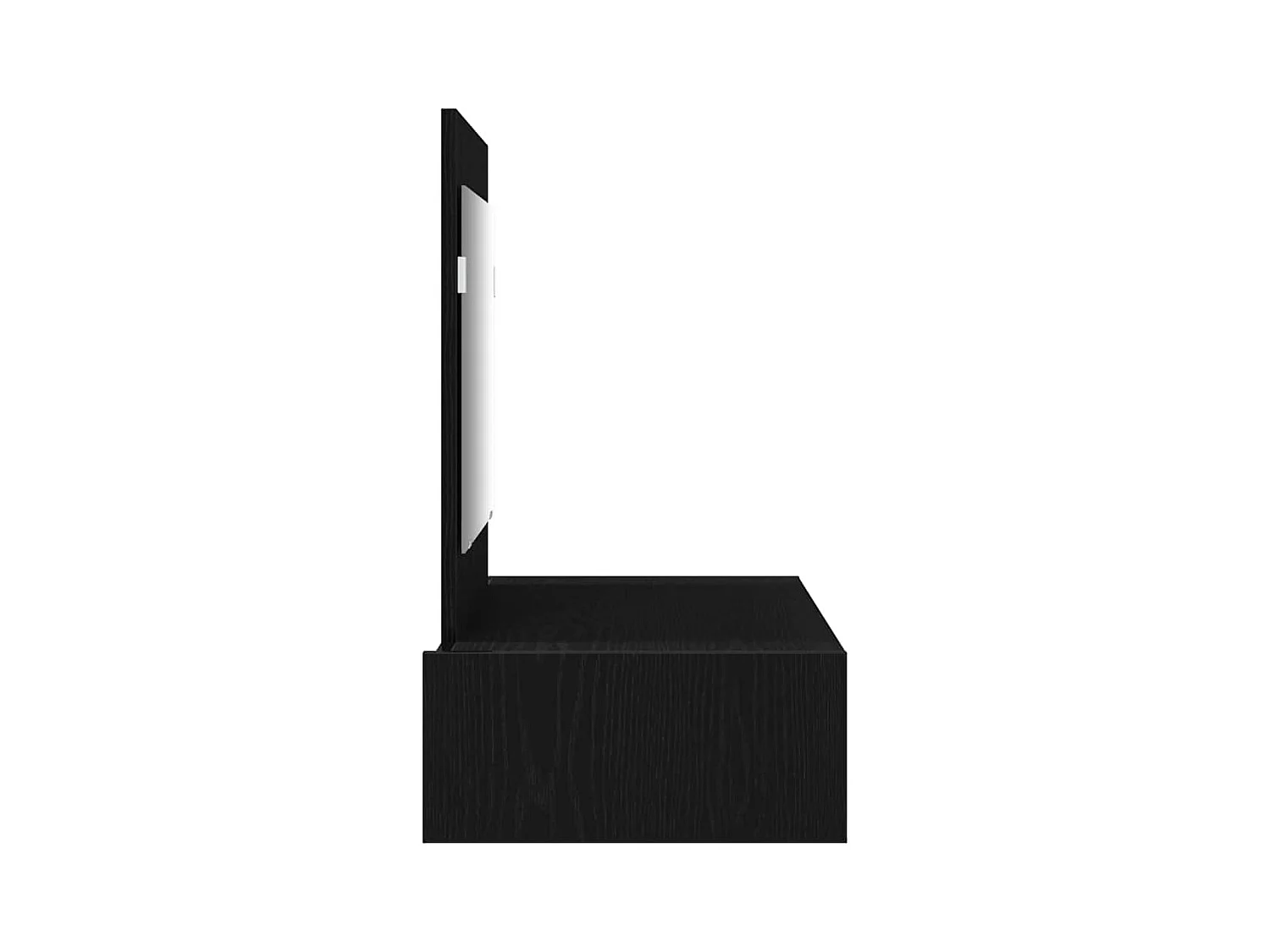 Table de Toilette Noir 83 x 40 x 70 cm Bois d'ingénierie