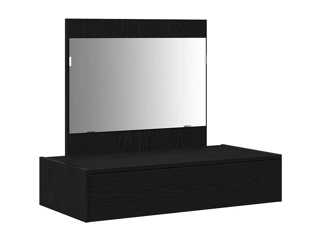 Table de Toilette Noir 83 x 40 x 70 cm Bois d'ingénierie