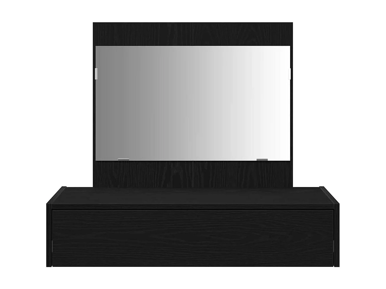 Table de Toilette Noir 83 x 40 x 70 cm Bois d'ingénierie