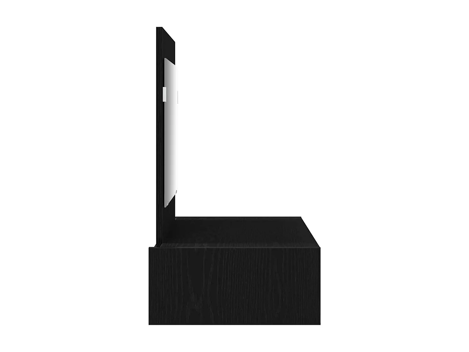 Table de Toilette Noir 83 x 40 x 70 cm Bois d'ingénierie