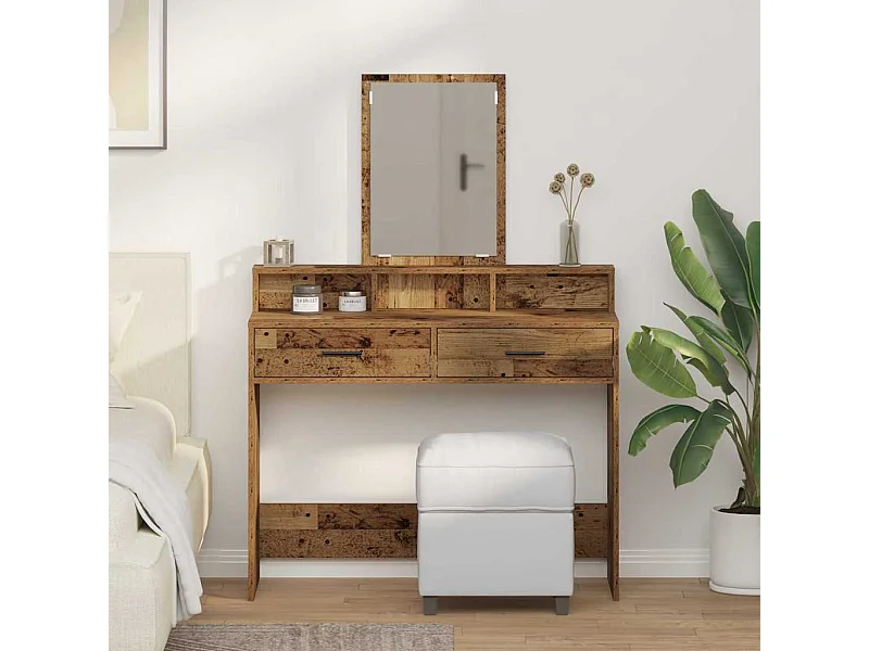 Kaptafel Antiek hout 100 x 41 x 140 cm Bewerkt hout